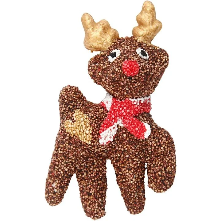 Polystyrene Reindeer, 11.5 cm, Set of 5
