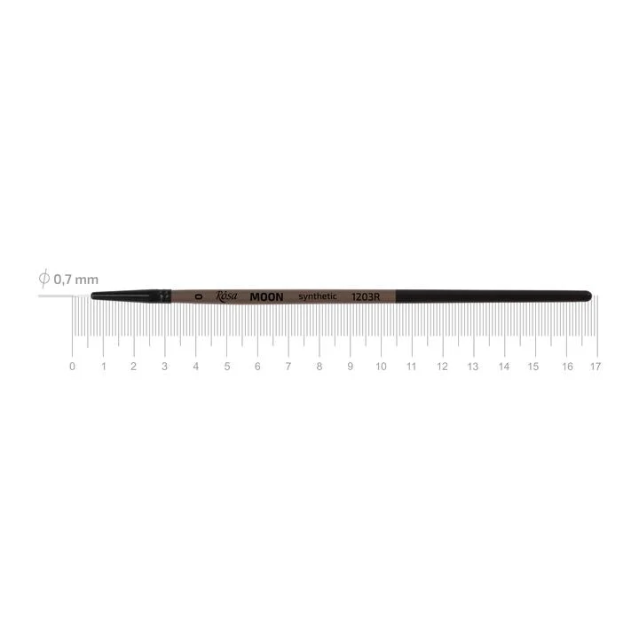 ROSA MOON 1203R Synthetic Round Brush