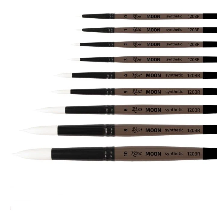 ROSA MOON 1203R Synthetic Round Brush