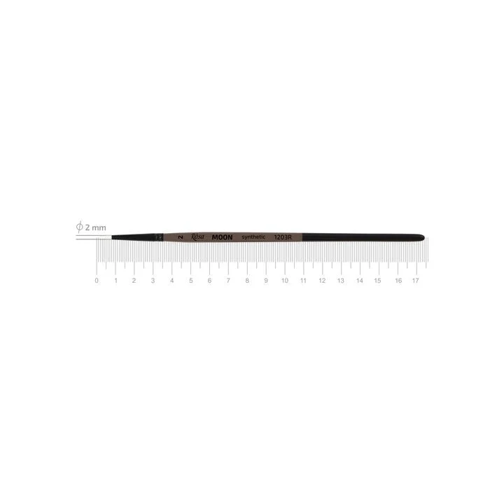 ROSA MOON 1203R Synthetic Round Brush