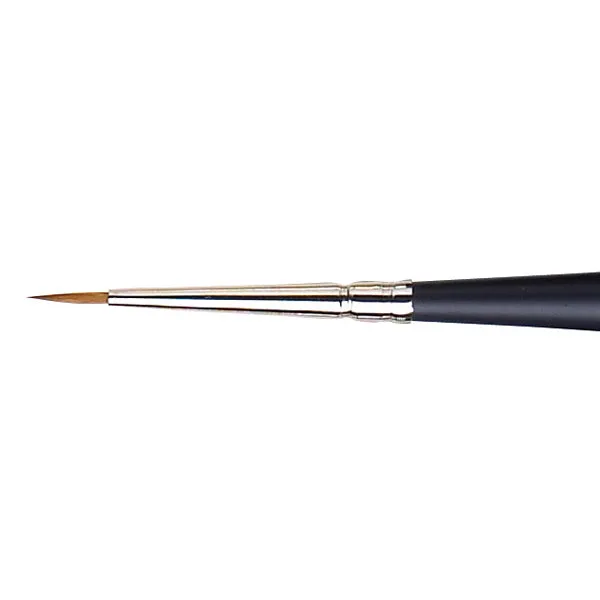 Winsor and Newton - Artists' Watercolour Sable Round Short Handle Brush - No. 0