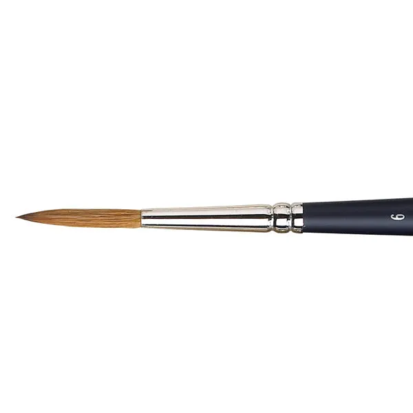Winsor and Newton - Artists' Watercolour Sable Rigger Short Handle Brush - No. 6
