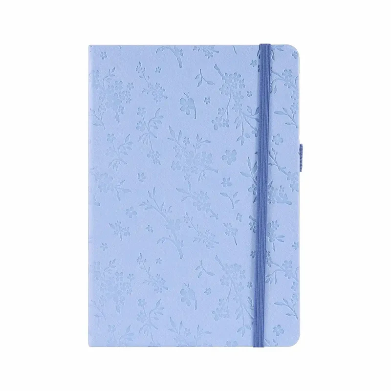 Idena Notizbuch Floral DIN A5 kariert - 80 Blatt Premium Papier 80g/m²