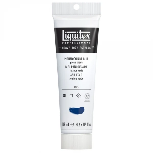Liquitex - Heavy Body Acrylic Colour - 138ml Phthalo Blue Green Shade