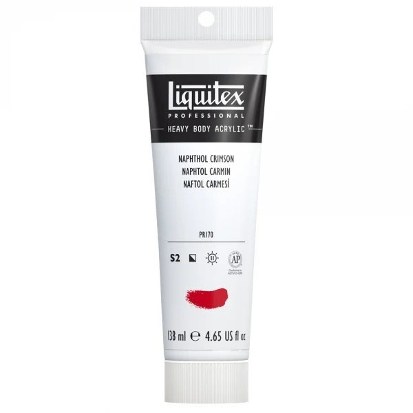 Liquitex - Heavy Body Acrylic Colour - 138ml Napthol Crimson