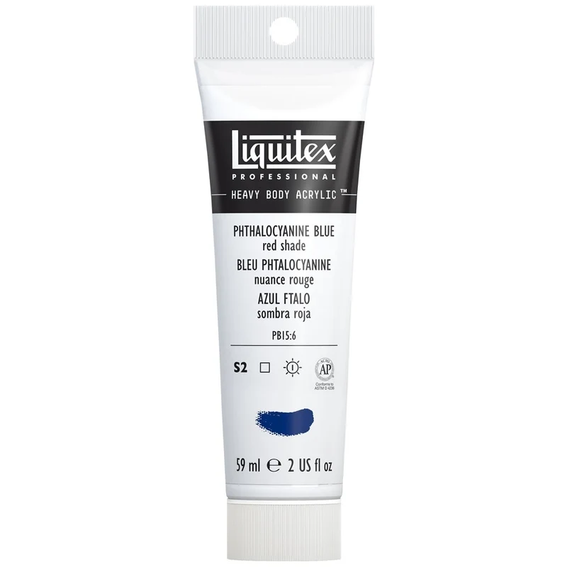 Liquitex - Heavy Body Acrylic Colour - 59ml Phthalo Blue Red Shade
