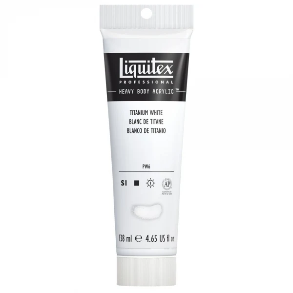 Liquitex - Heavy Body Acrylic Colour - 138ml Titanium White