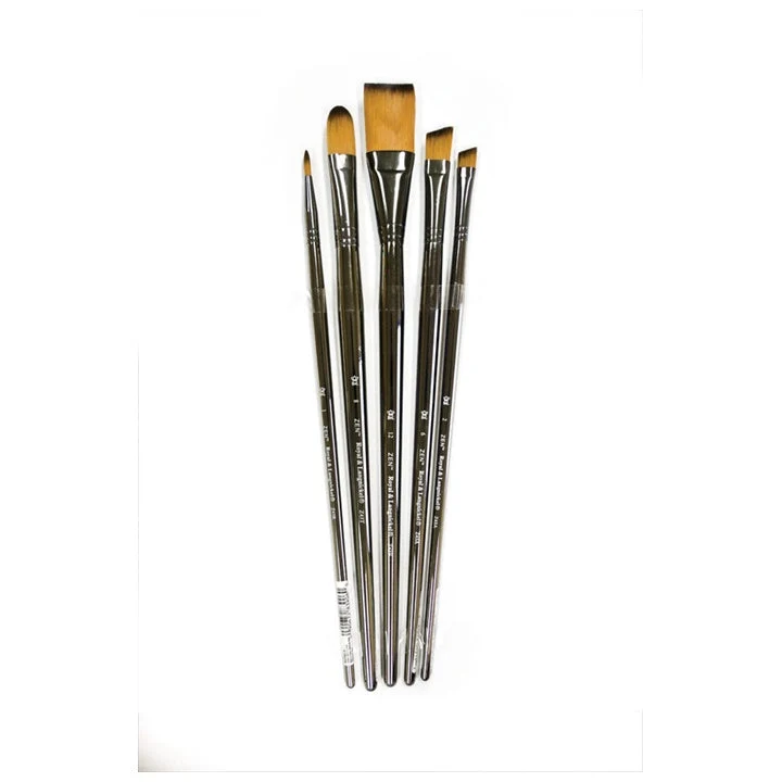 Royal and Langnickel Zen 43 Flat Brush Set of 5