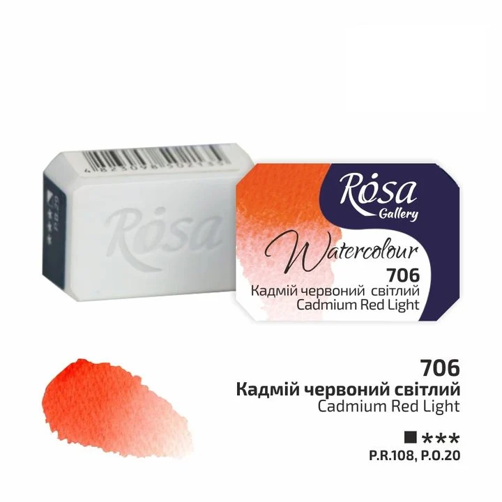 Rosa Gallery Watercolor Paints Half Pan 2.5 ml