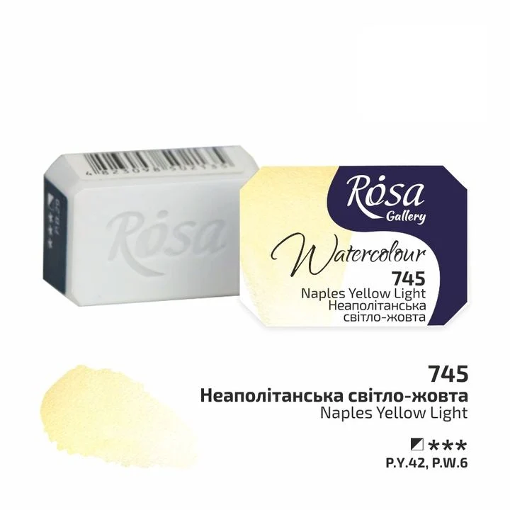Rosa Gallery Watercolor Paints Half Pan 2.5 ml