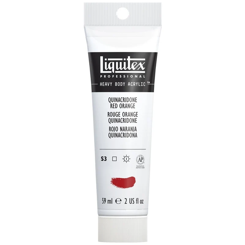 Liquitex - Heavy Body Acrylic Colour - 59ml Quinacridone Red Orange