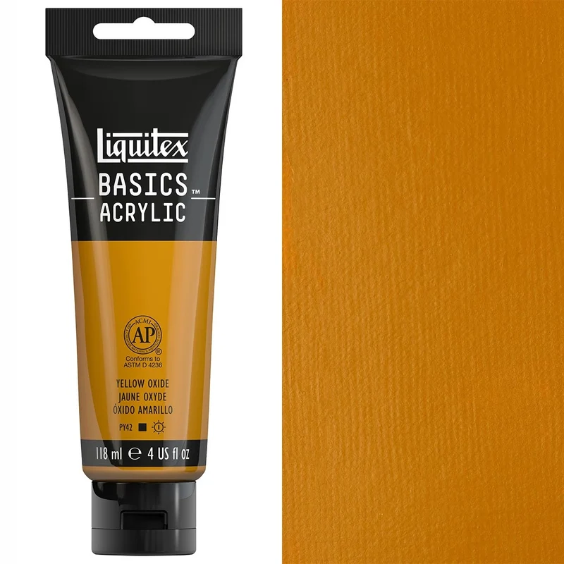 Liquitex - Basics Acrylic Colour - 118ml Yellow Oxide