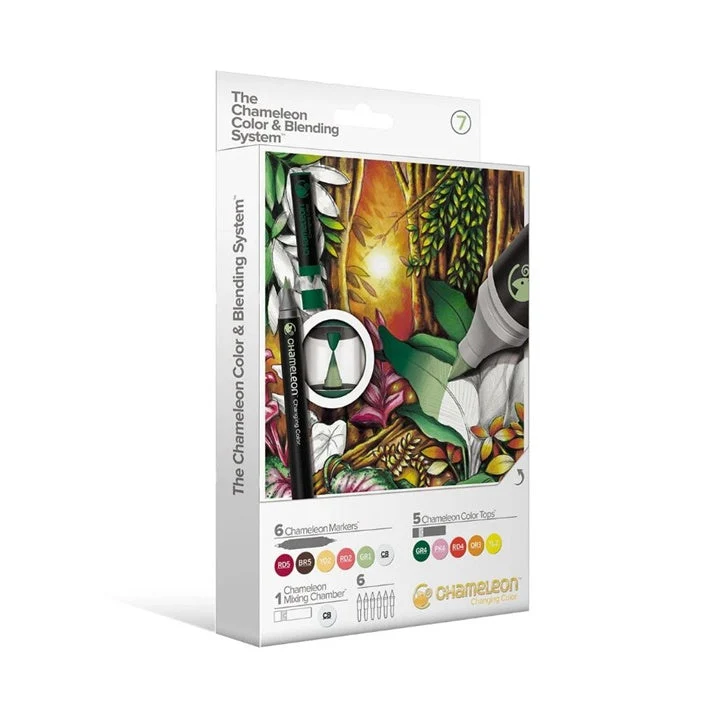 Chameleon Color & Blending System Markers, Set No. 7