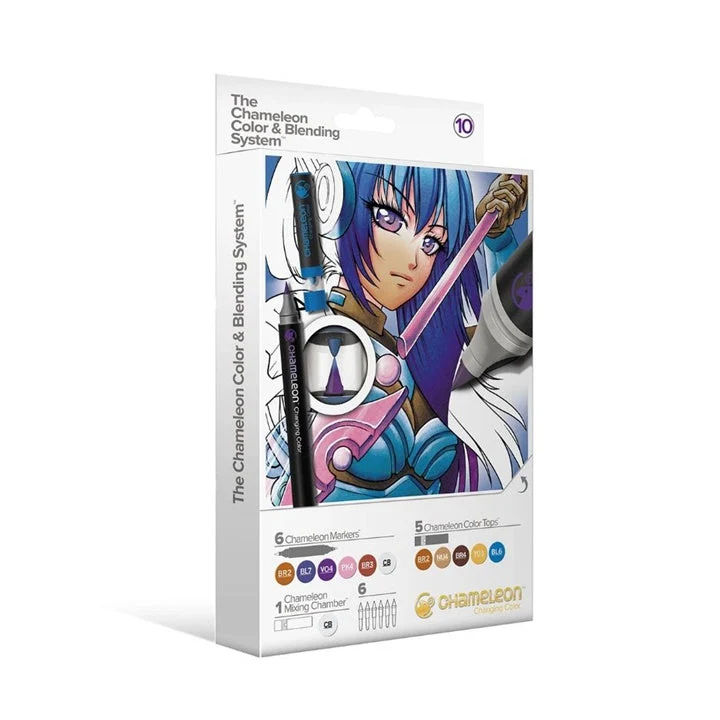 Chameleon Color & Blending System Markers / Set No. 10
