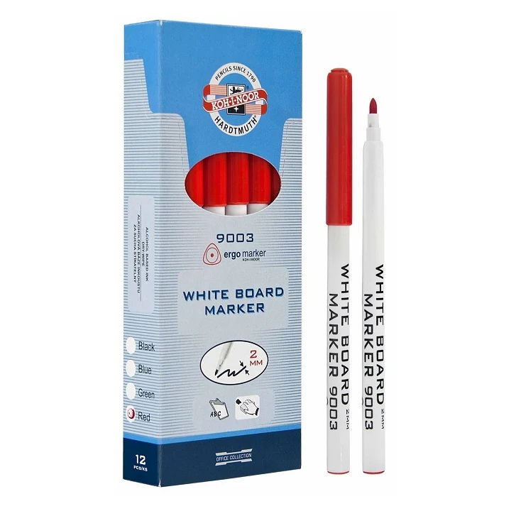 WHITE BOARD 9003 Red Whiteboard Marker