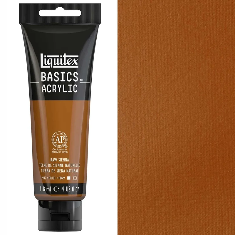 Liquitex - Basics Acrylic Colour - 118ml Raw Sienna