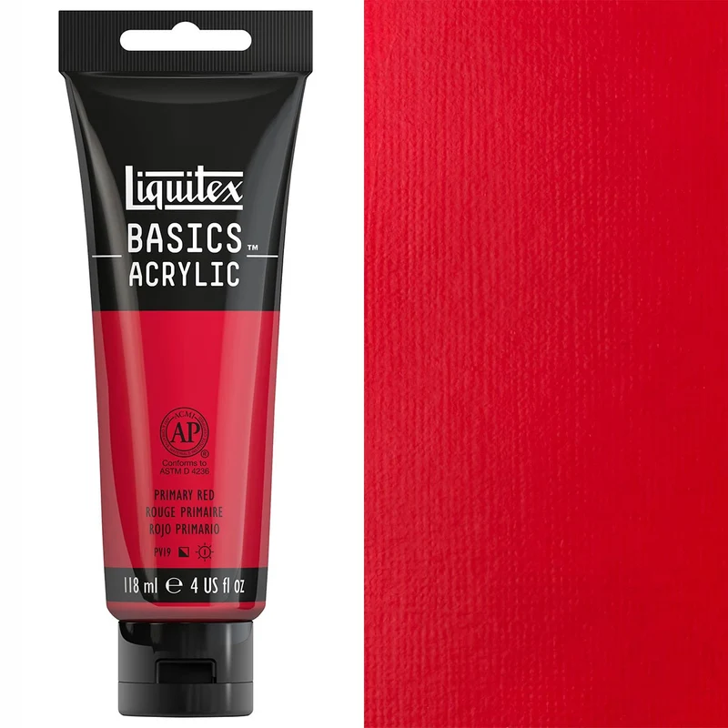 Liquitex - Basics Acrylic Colour - 118ml Primary Red