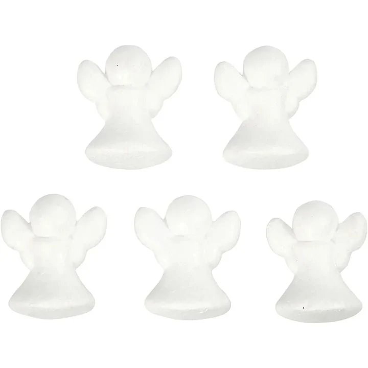 Polystyrene Angel 6 cm Set of 5
