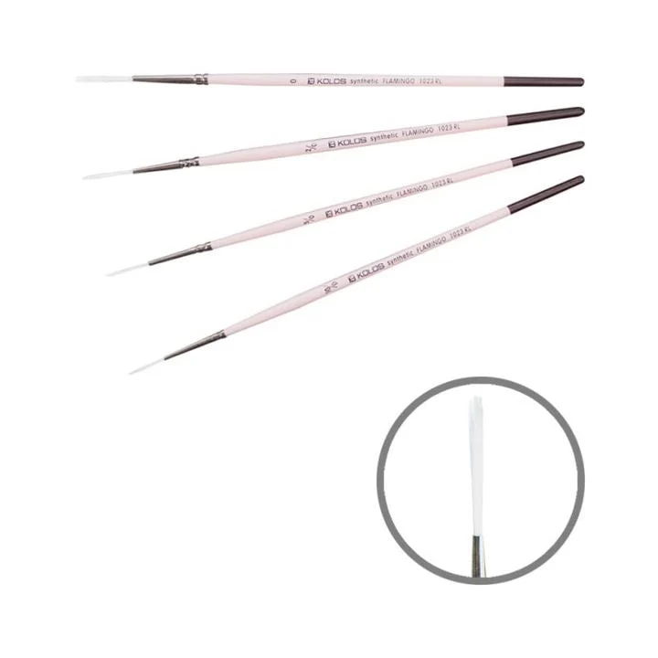 KOLOS Flamingo 1023RL Synthetic Liner Brush