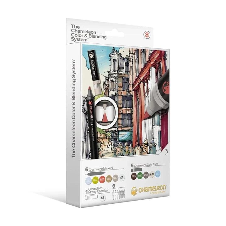 Chameleon Color & Blending System Markers / Set No. 8