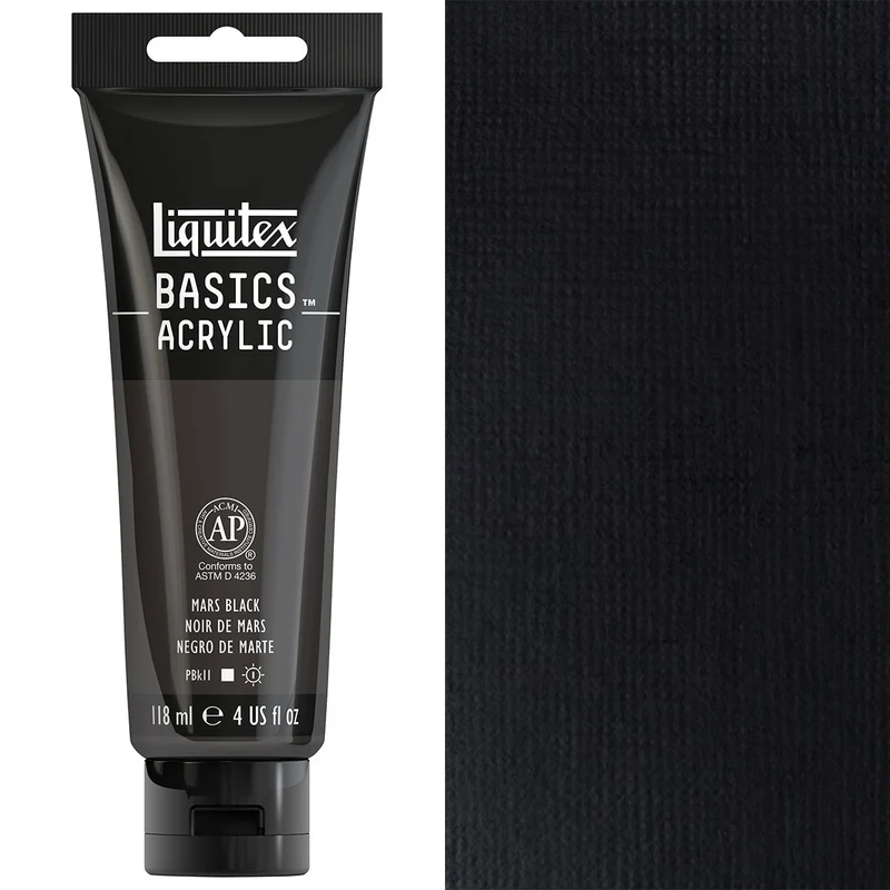 Liquitex - Basics Acrylic Colour - 118ml Mars Black