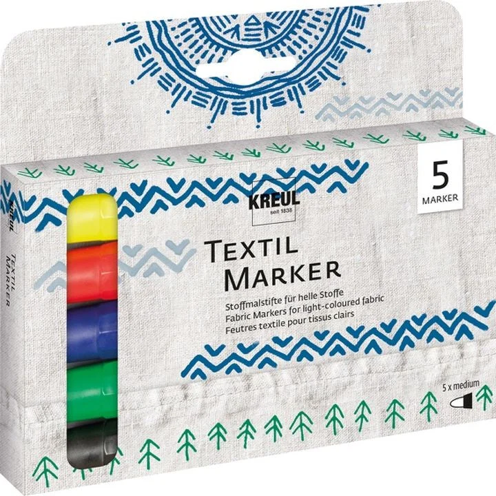 KREUL JAVANA Texi Max SUNNY Marker Set of 5