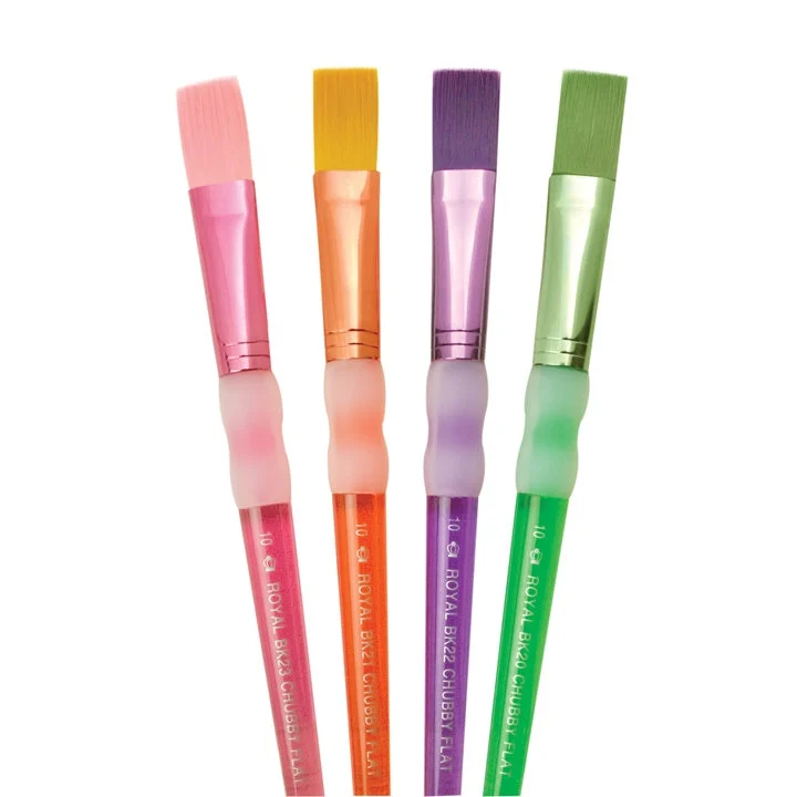 Chubby Flat Brush Set of 4