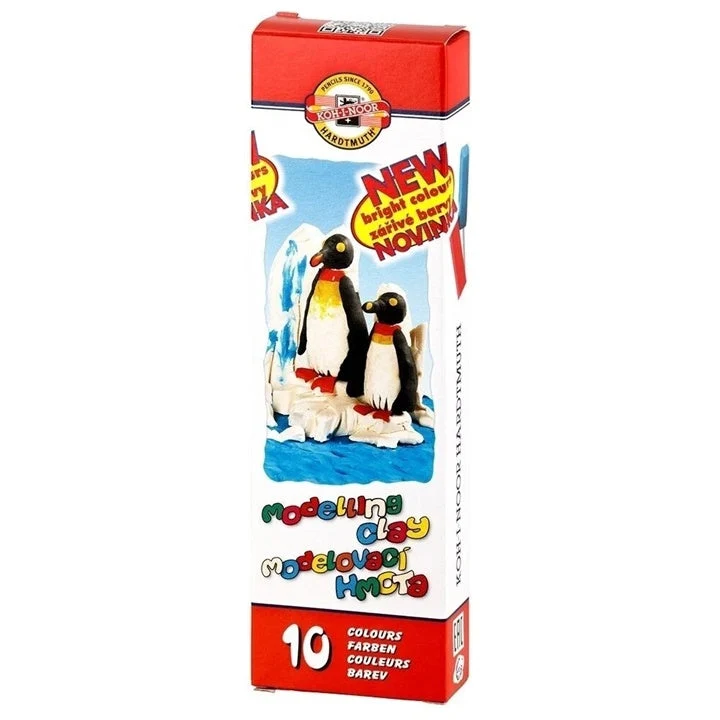 KOH-I-NOOR Modeling Clay Set of 10 Colors