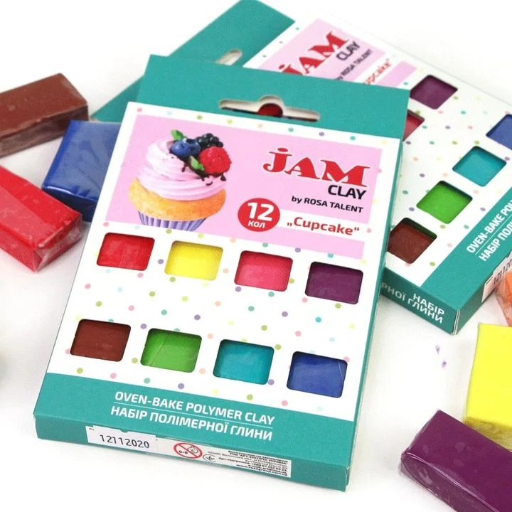 Rosa Talent Polymer Clay Set Cupcake 12 x 20 g