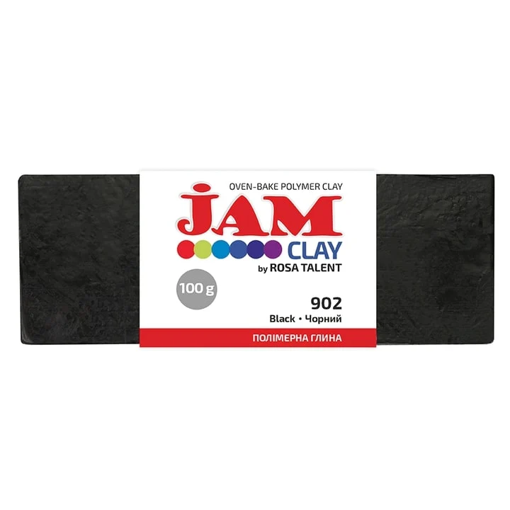 Rosa Talent Polymer Clay, Black, 100 g