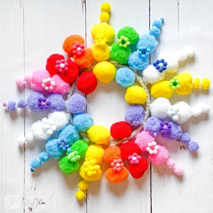 Acrylic Pom-Poms, 1 cm - 120 pcs