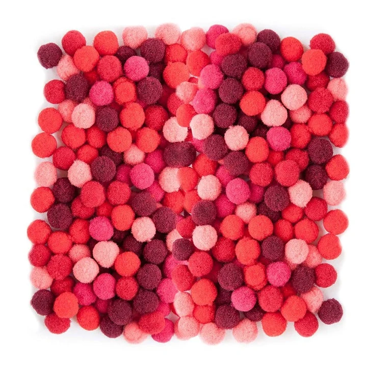 Acrylic Pom-Poms, 1 cm - 120 pcs