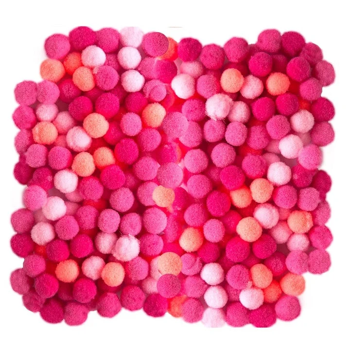 Acrylic Pom-Poms, 1 cm - 120 pcs