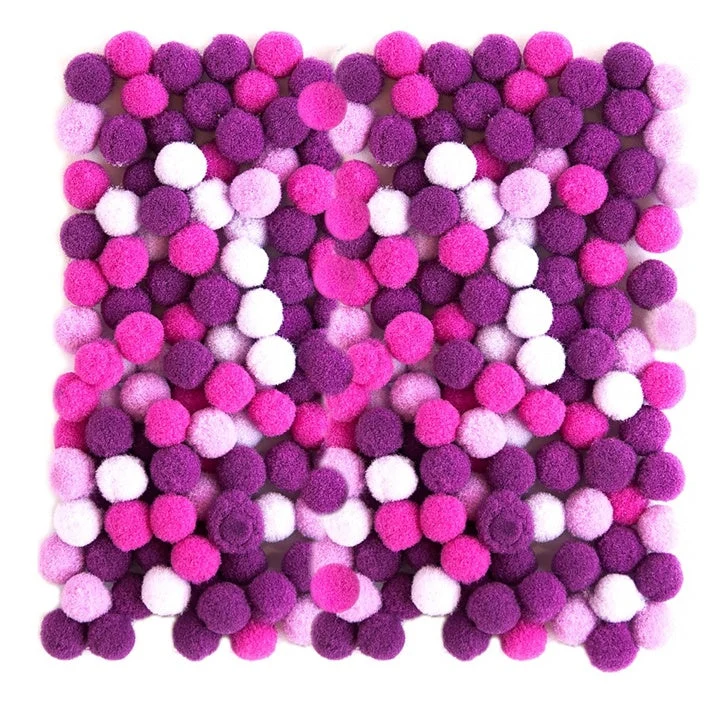 Acrylic Pom-Poms, 1 cm - 120 pcs