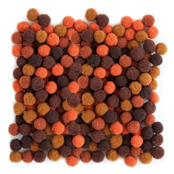 Acrylic Pom-Poms, 1 cm - 120 pcs