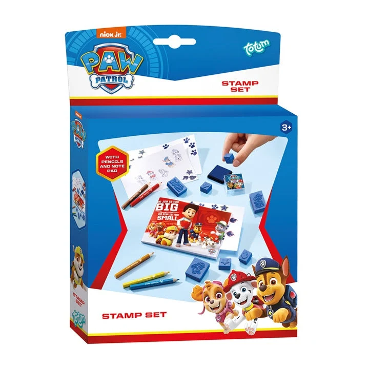Paw Patrol Stamp Set with Crayons and Pad