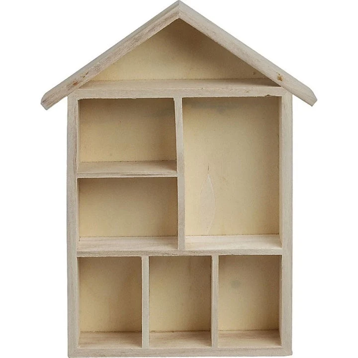 House-Shaped Shelving Unit