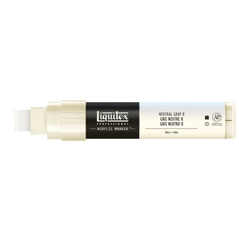 Liquitex - Marker - 8-15mm - Neutral Gray 8