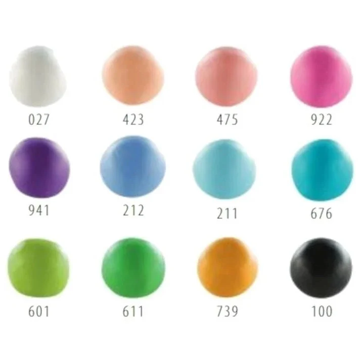 CERNIT Polymer Clay Set of 12 x 25 g Pastel