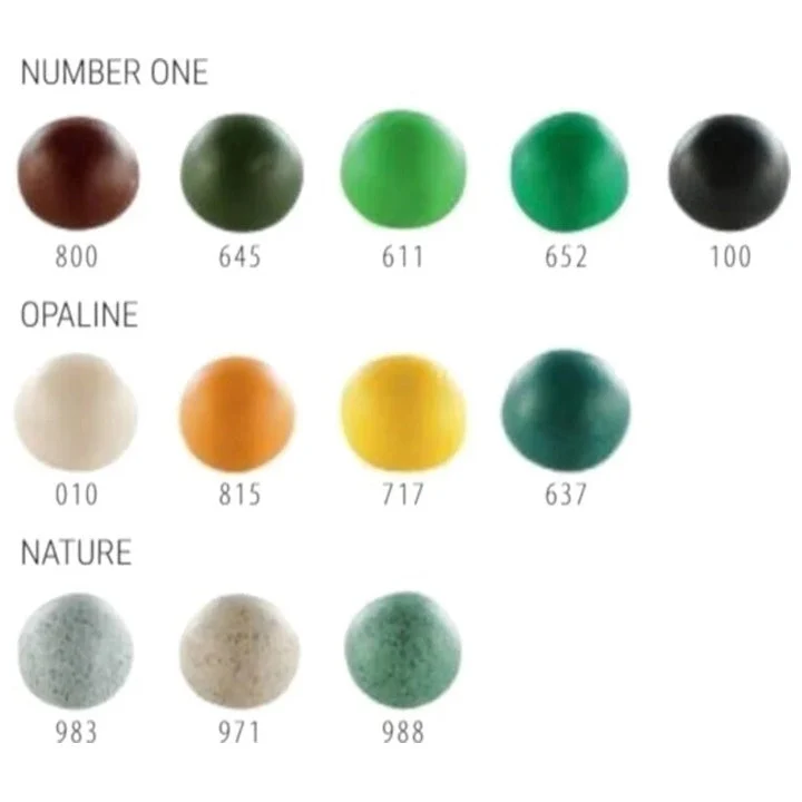 CERNIT Polymer Clay Set of 12 x 25 g Nature