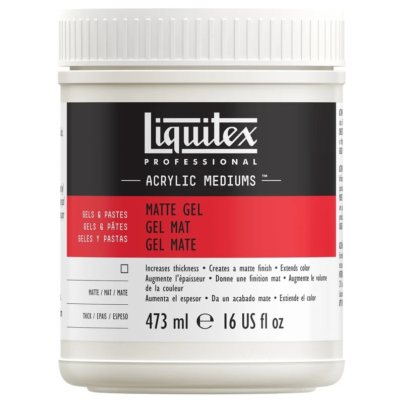Liquitex - Matt Gel Medium 473ml