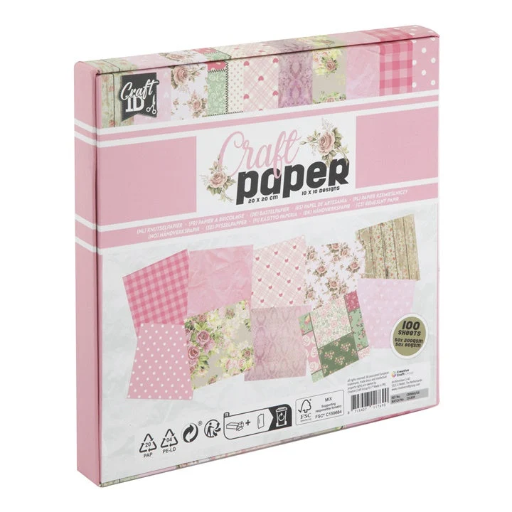 Scrapbooking Paper 20 x 20 cm