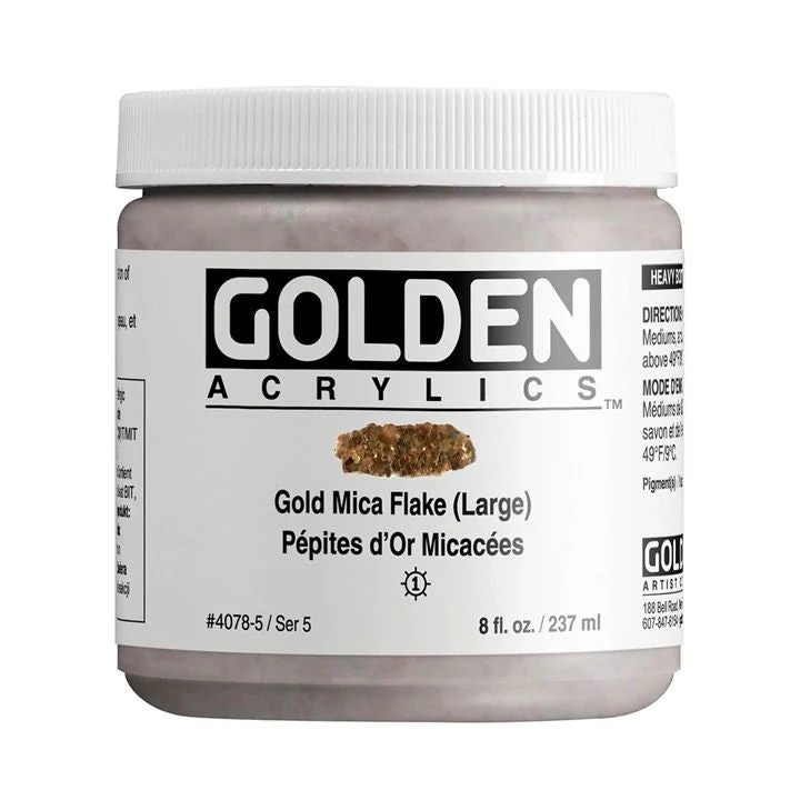GOLDEN Acrylic Paint Heavy Body Mica Flake 118 ml