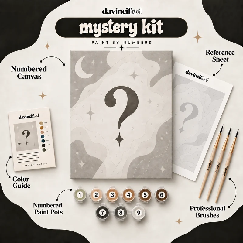 Davincified Mystery Paint by Numbers Kit