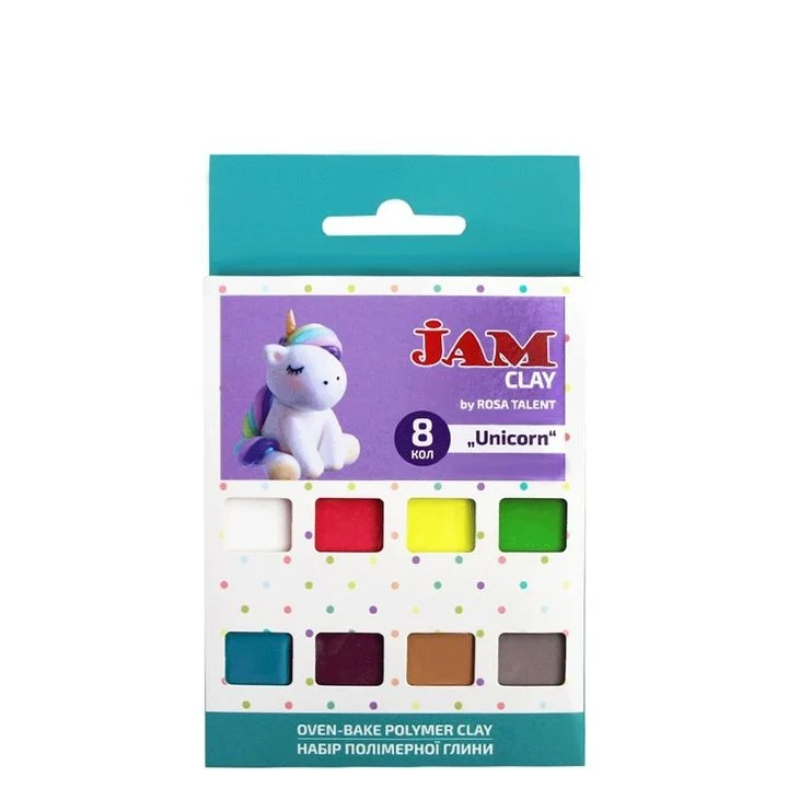 Rosa Talent Polymer Clay Set Unicorn 8 x 20 g