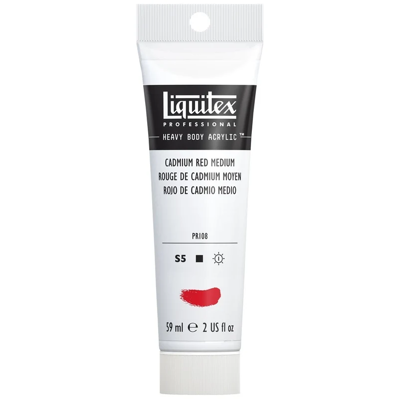Liquitex - Heavy Body Acrylic Colour - 59ml Cadmium Red Medium