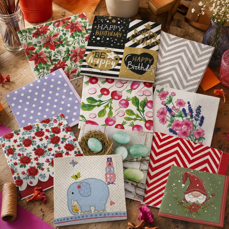 Decoupage Napkins – Build Your Own Set