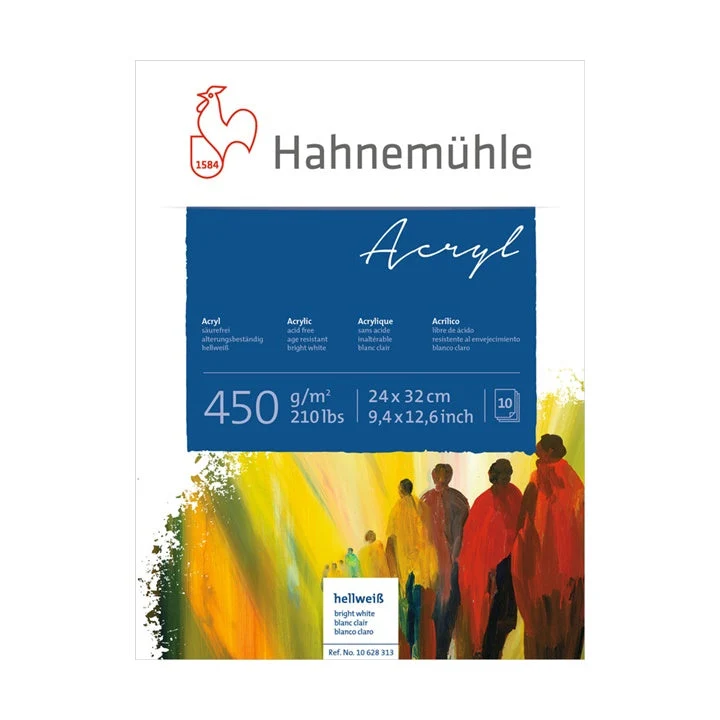 Hahnemühle Acrylic Pad, 10 Sheets