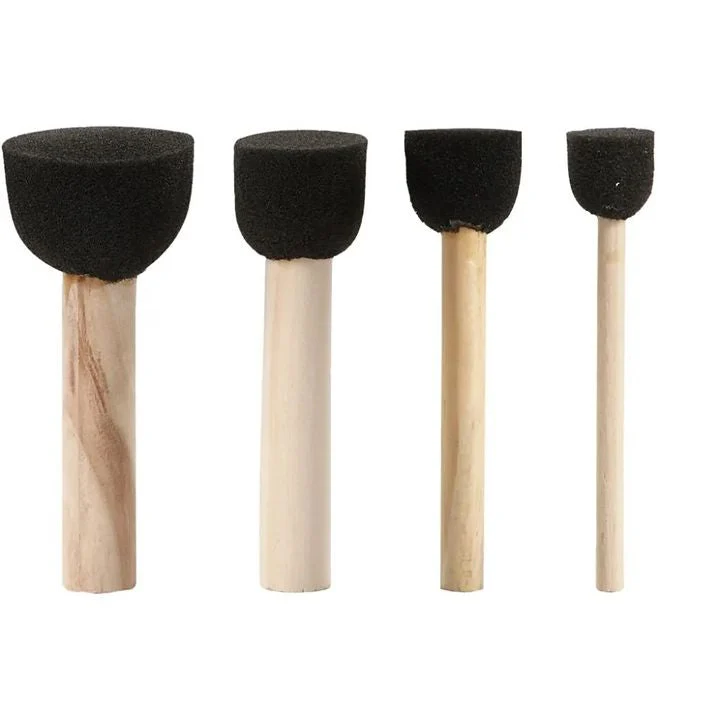 Set of 4 Foam Brushes