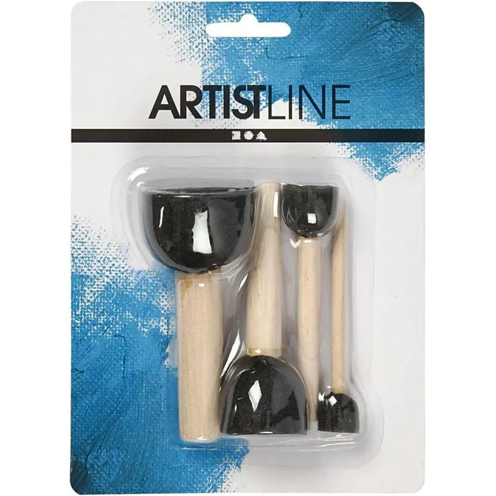 Set of 4 Foam Brushes